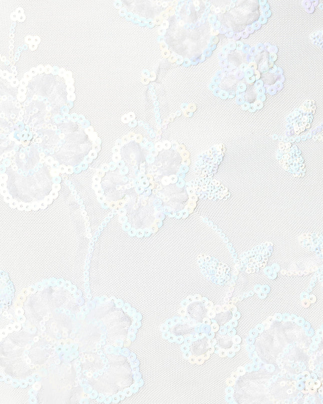Lilia Floral Sequin Mini Dress
