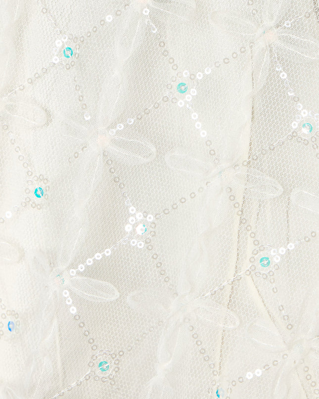 Lizza Sequin A-Line Mini Dress