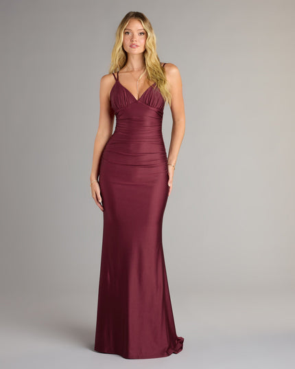 Amelia Lace-Up Mermaid Formal Dress