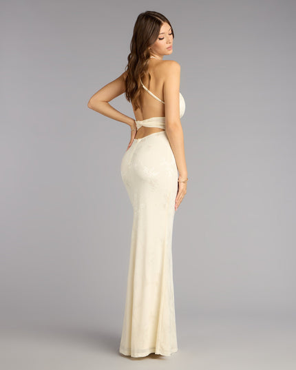 The Elaine Jacquard Mesh Mermaid Dress is your new go-to Windsor dress—effortless, versatile, and made to create a formal look for Prom 2026, weddings, or college formals in seconds.