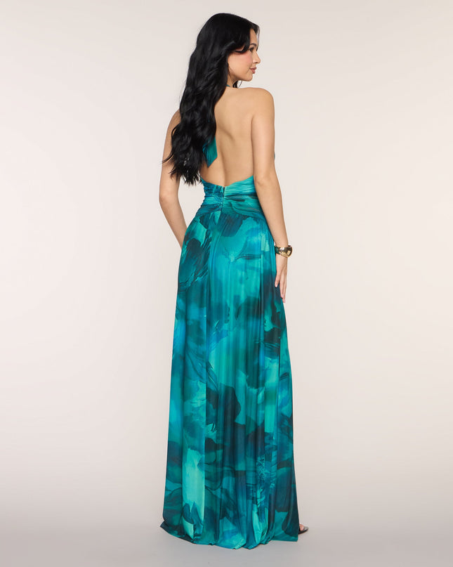 Katana Abstract A-Line Formal Dress