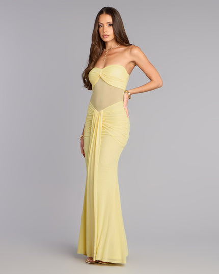 Hailey Strapless Mermaid Formal Dress