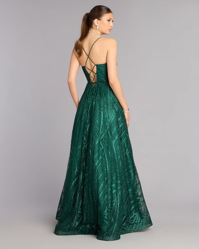 Cathy Glitter A-Line Formal Dress