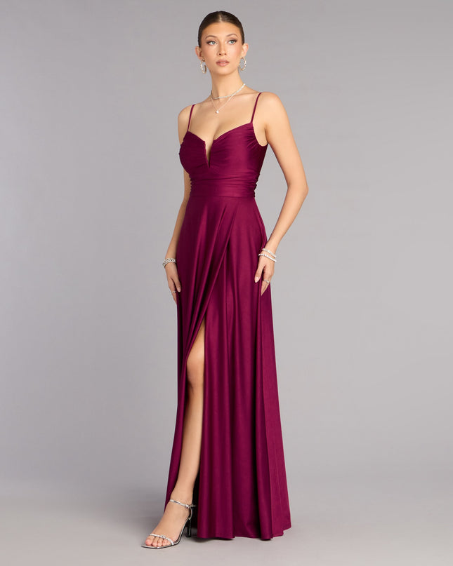 Chantel Low Back A-Line Formal Dress