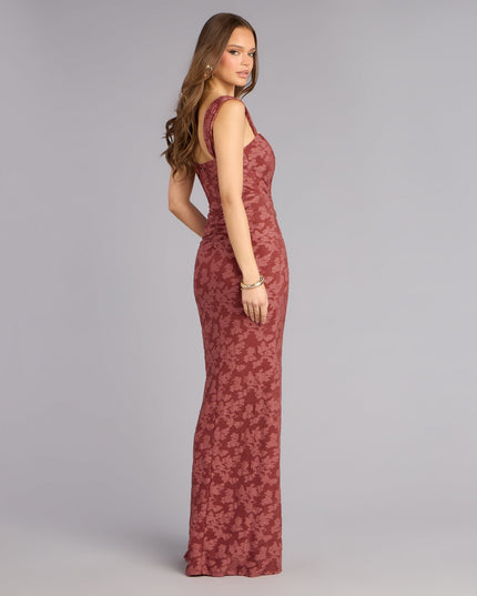 Meryl Jacquard Mermaid Formal Dress