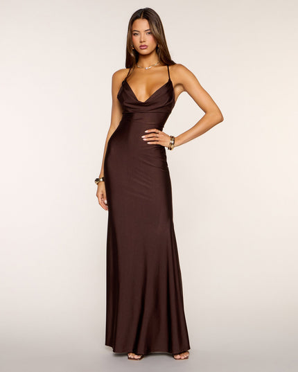 Jaymie Lace-Up Mermaid Formal Dress