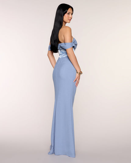 Ciara Off-The-Shoulder Formal Dress