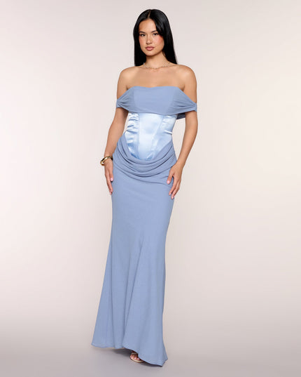 Ciara Off-The-Shoulder Formal Dress