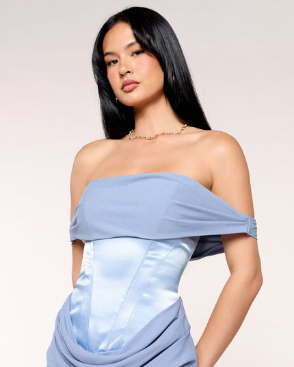 Ciara Off-The-Shoulder Formal Dress