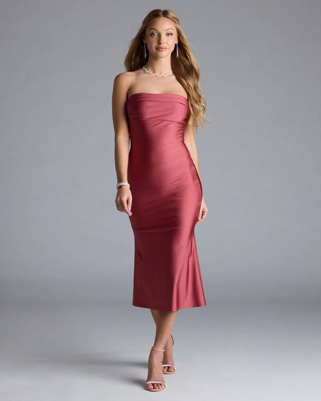 Keep It Sleek Midi Dress