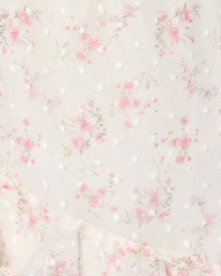 First Pick Floral Ruffle Maxi Dress