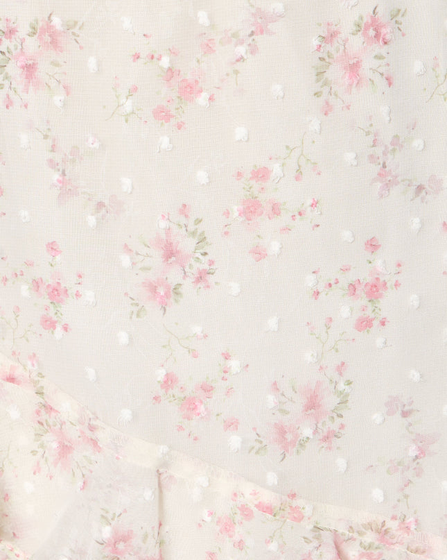First Pick Floral Ruffle Maxi Dress