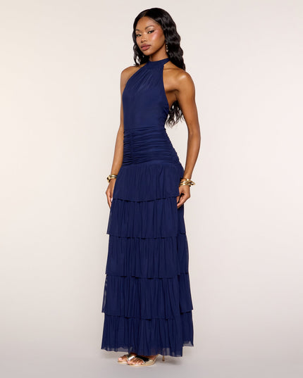 Airy Chic Open Back Maxi Dress