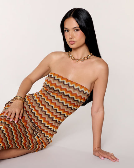 Weekend Away Strapless Maxi Dress