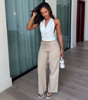 Easy Agenda Drawstring Wide-Leg Pants