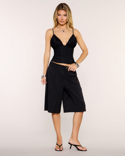Next Move Pinstripe Trouser Jorts