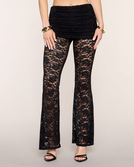 Not Your Angel Flare Lace Pants