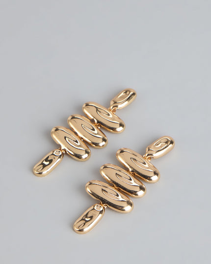 Sculpted Glow Statement Earrings