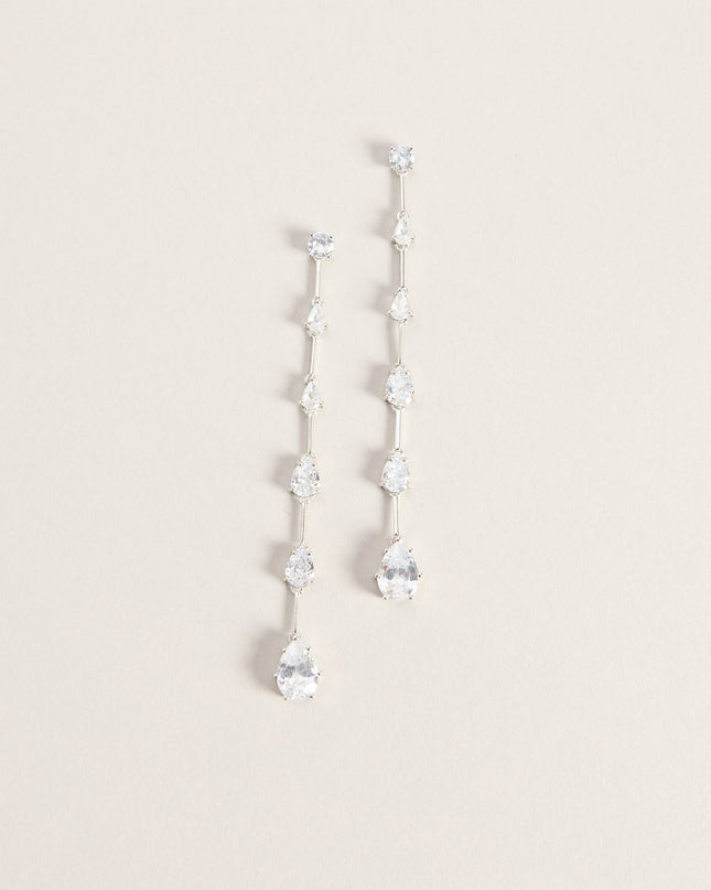 Chasing Sparkle Linear Earrings