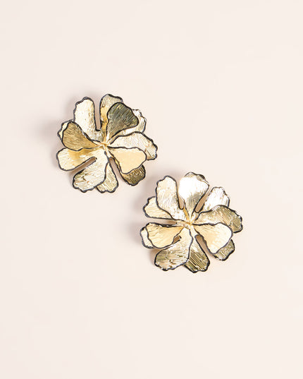 Petal Drama Floral Earrings