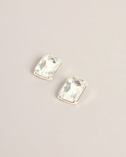 Instant Glam Rhinestone Statement Stud Earrings