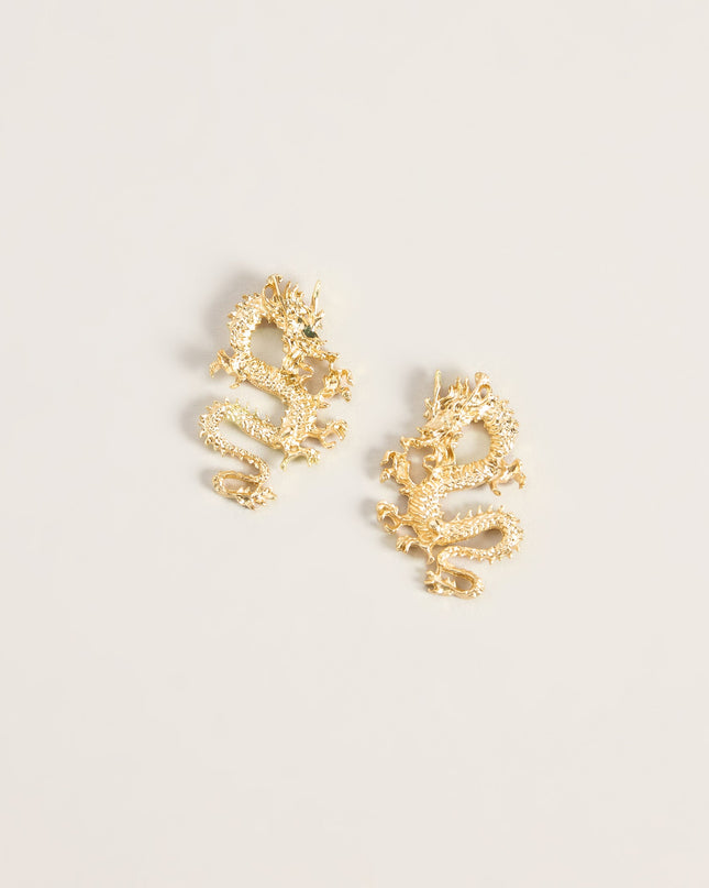 Fierce by Nature Dragon Statement Earrings