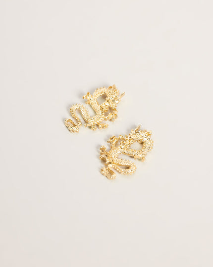 Fierce by Nature Dragon Statement Earrings