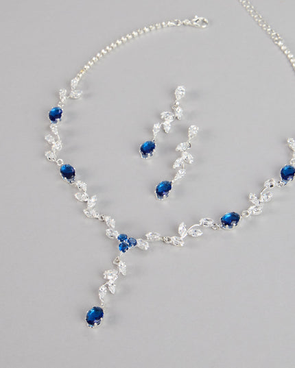 Midnight Glamour Cubic Zirconia Jewelry Set