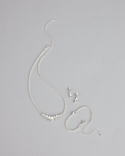 Dazzle Point Marquise Jewelry Set