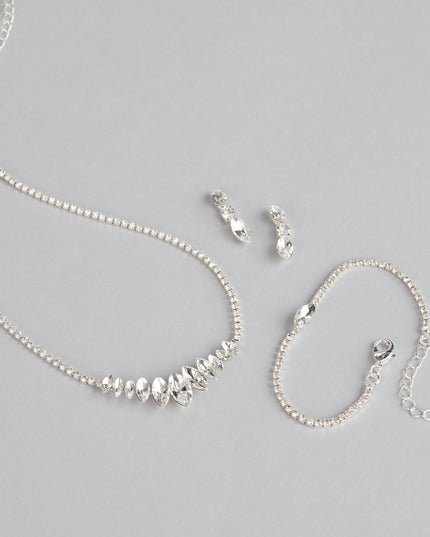 Dazzle Point Marquise Jewelry Set