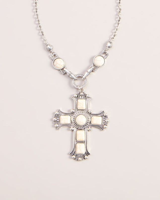 Chic Statement Cross Pendant Necklace