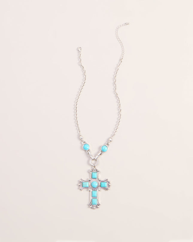 Chic Statement Cross Pendant Necklace