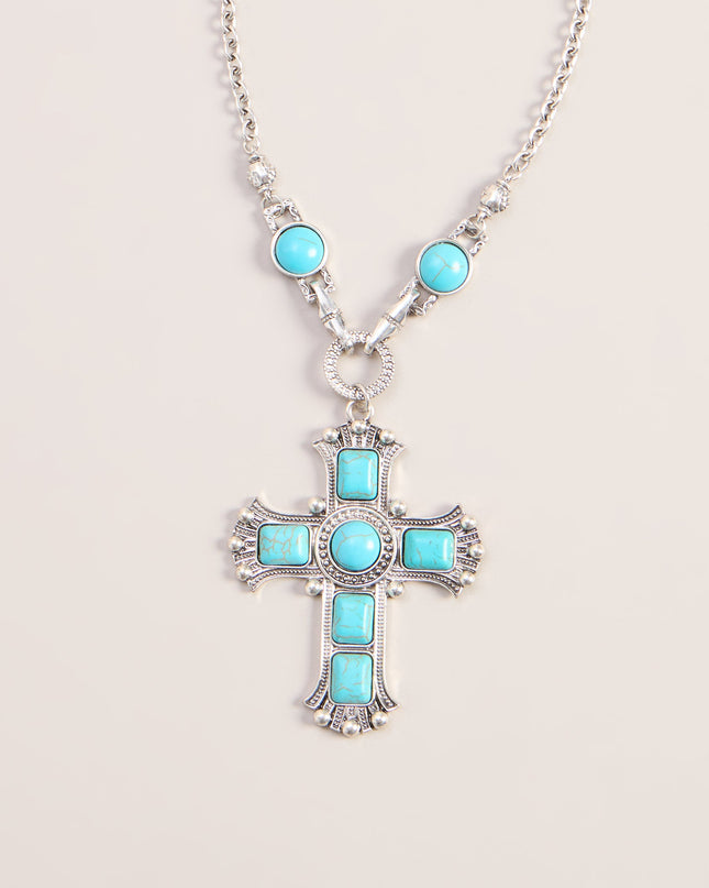 Chic Statement Cross Pendant Necklace