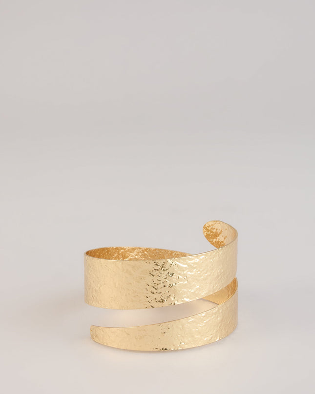Cool Girl Shine Hammered Bracelet Cuff