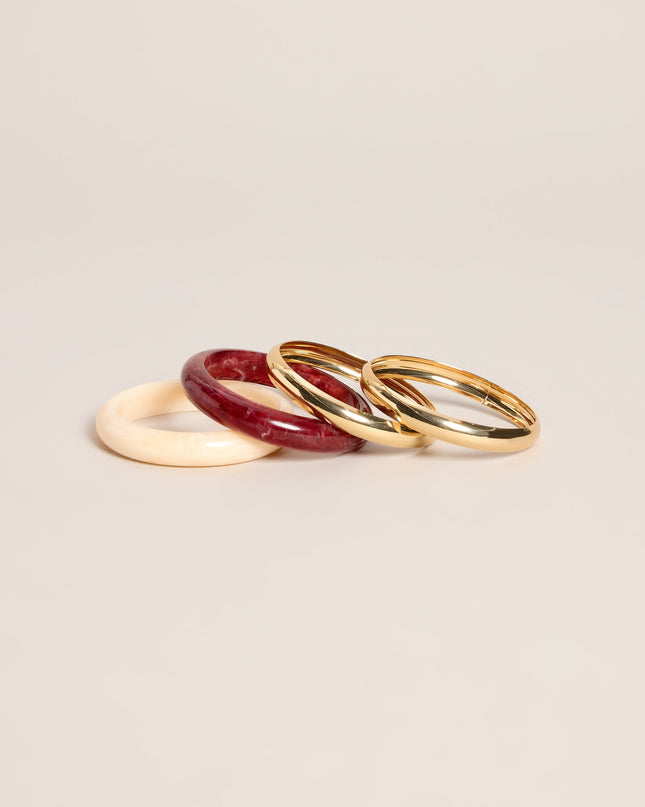 Everyday Stack Bangle Bracelet Set