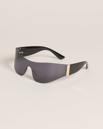 Sleek Edge Shield Sunglasses
