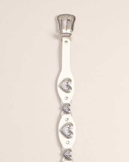 Wild Hearts Faux Leather Belt