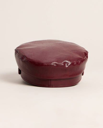 Everyday Edge Faux Leather Cabby Hat