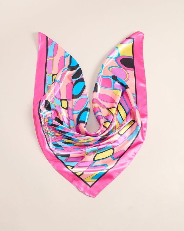 Color Outside The Lines Satin Scarf
