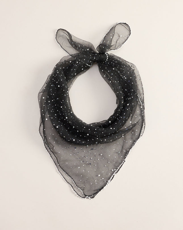 Caught In The Flash Rhinestone Scarf