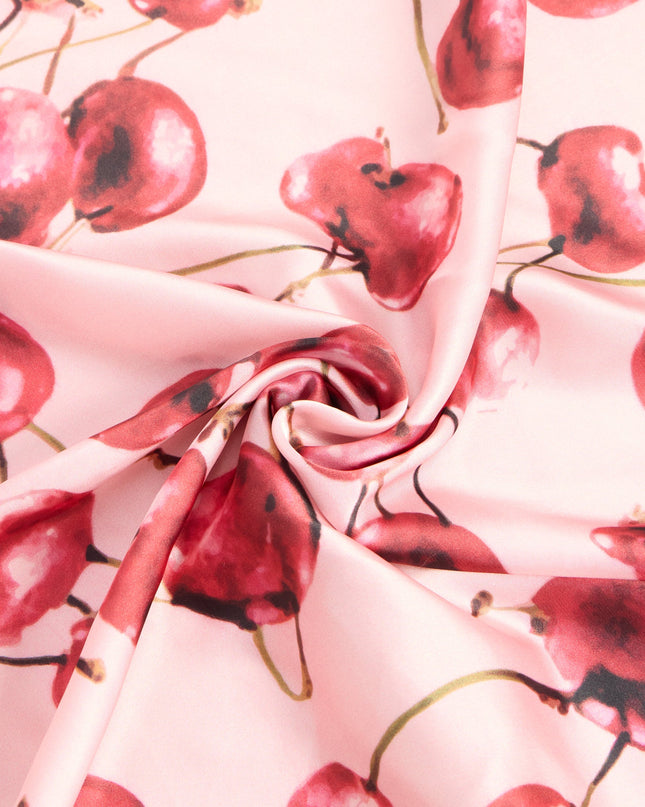 Cherry On Top Printed Satin Scarf