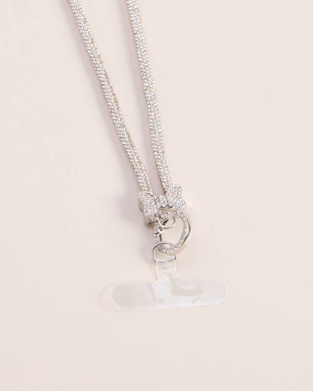 Call Me Sparkly Rhinestone Phone Strap