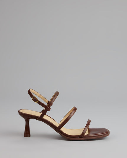 On Point Strappy Sling-Back Stiletto Heels