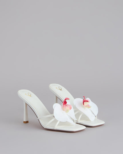 Vacay Mindset Tropical Flower Heels