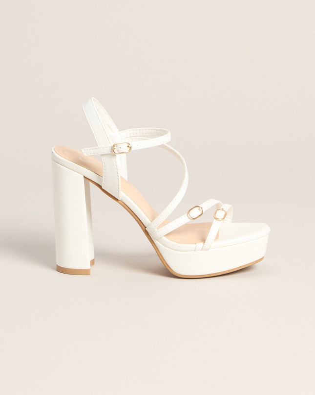 Soft Glam Steps Platform Block Heels