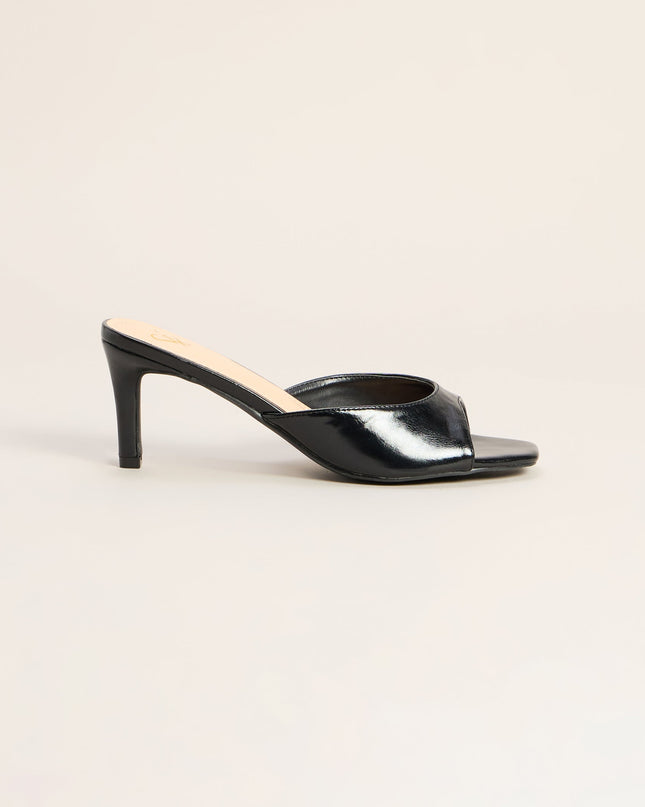 Coffee To Cocktails Peep Toe Mules