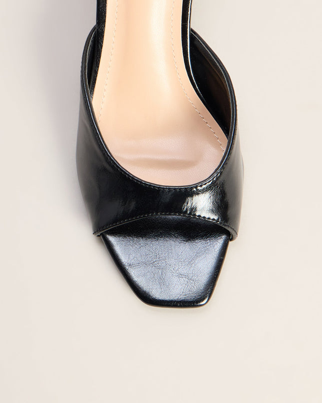 Coffee To Cocktails Peep Toe Mules