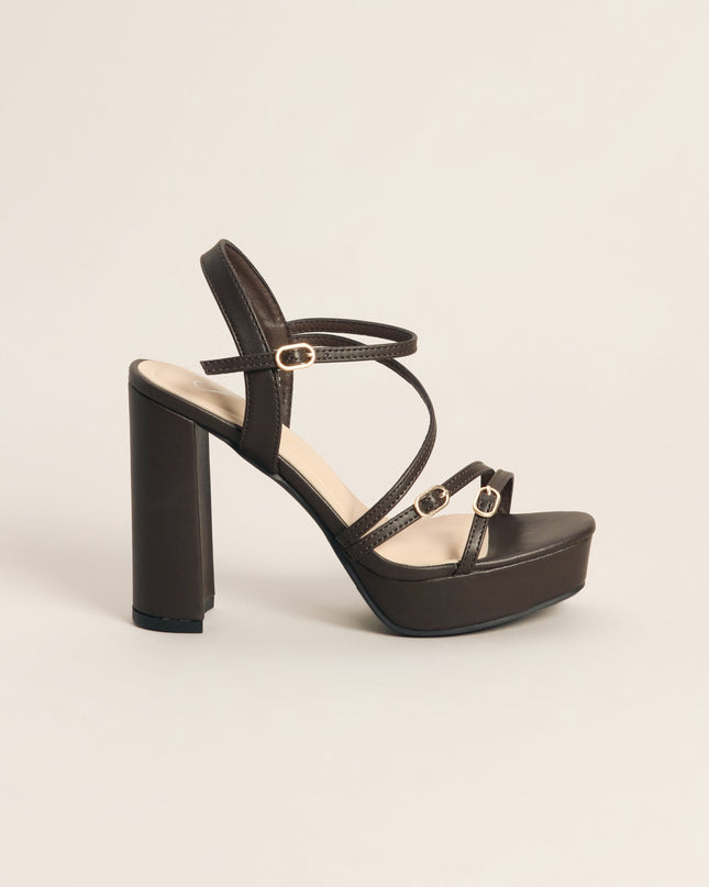 Soft Glam Steps Platform Block Heels
