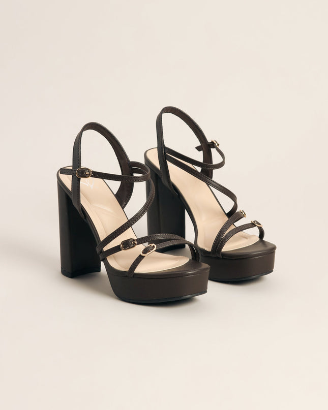 Soft Glam Steps Platform Block Heels