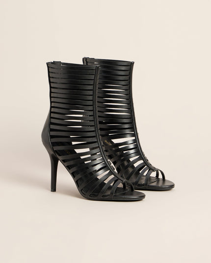 On The Town Caged Stiletto Heels